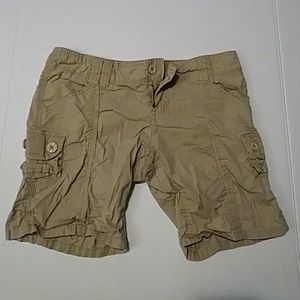 1st Kiss Juniors Tan Cargo Shorts